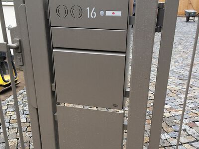 Briefkasten Plan mit Füllblech