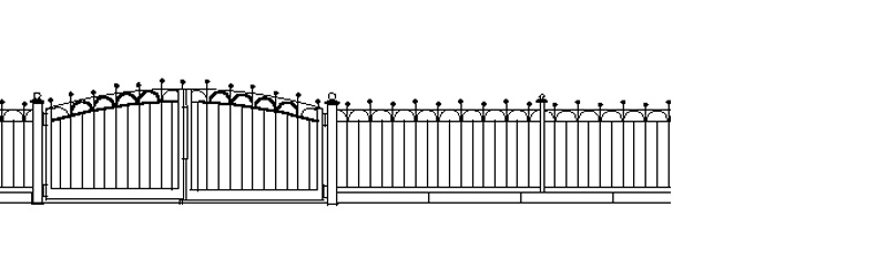 Designzaun D100