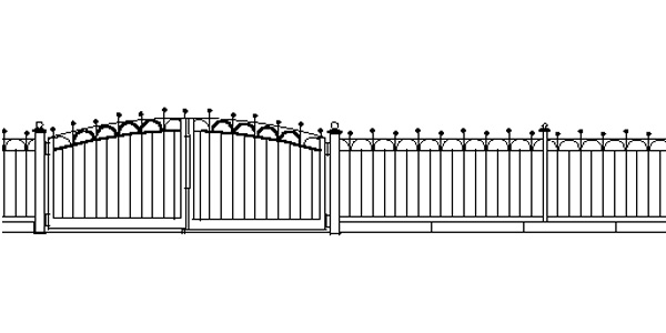 Designzaun D100