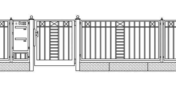 Designzaun D63a