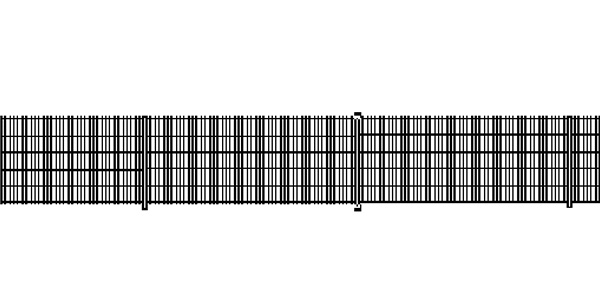 Doppelstabgitterzaun DSM Standard