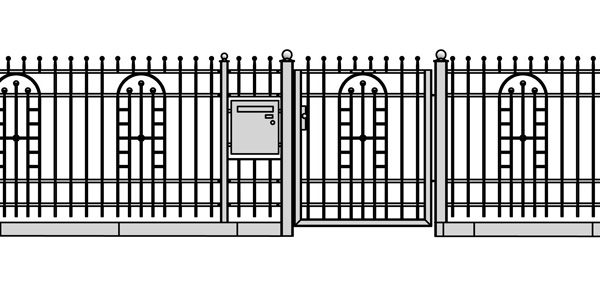 Stahlzaun H110