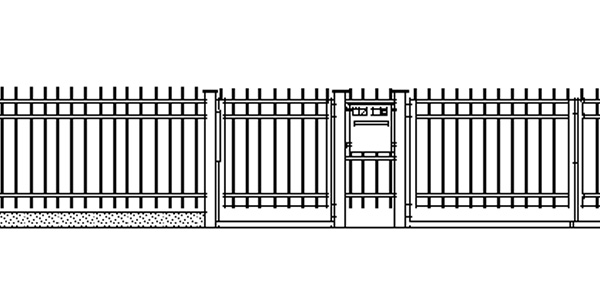 Stahlzaun H41