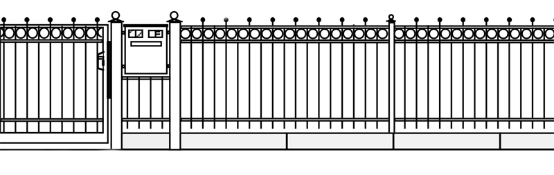 Stahlzaun H42