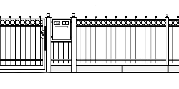 Stahlzaun H42
