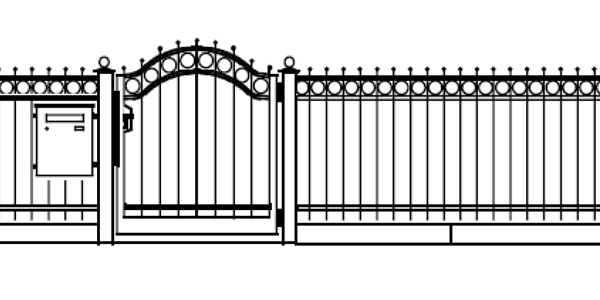 Stahlzaun H42a