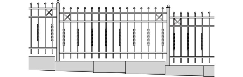 Stahlzaun H43