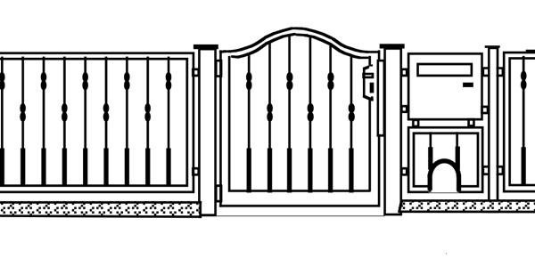 Stahlzaun H44