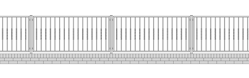 Stahlzaun H47