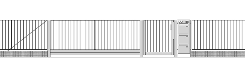 Stahlzaun H60a