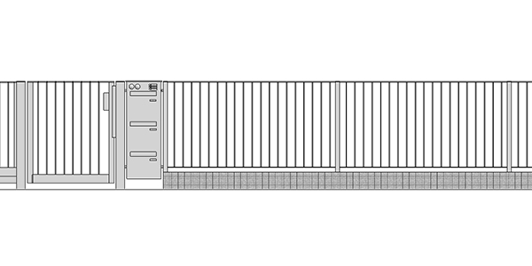 Stahlzaun H60a