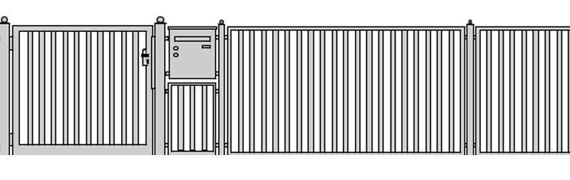 Stahlzaun H70
