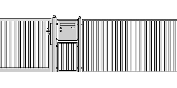 Stahlzaun H70
